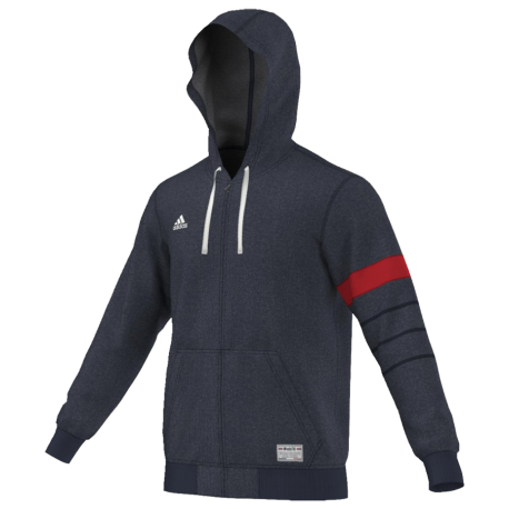 pull adidas bleu et blanc