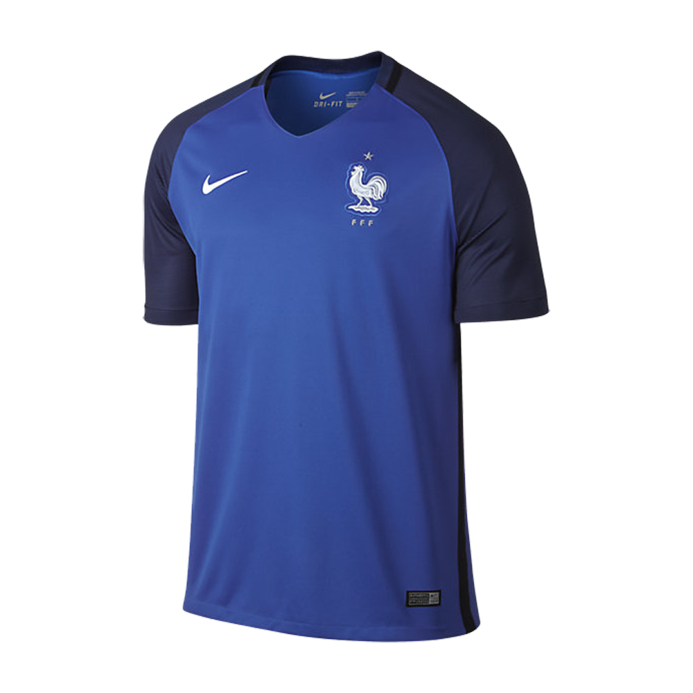 Maillot AWAY Équipe De France 2016 - Taille M - Blanc - DRI-FIT - Occasion