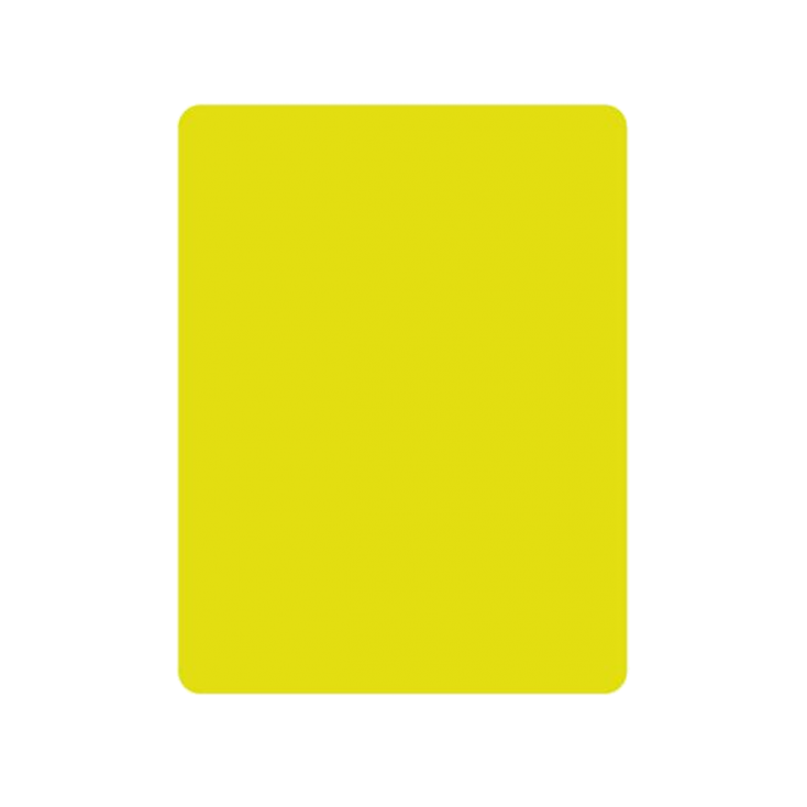 Carton d'arbitre jaune