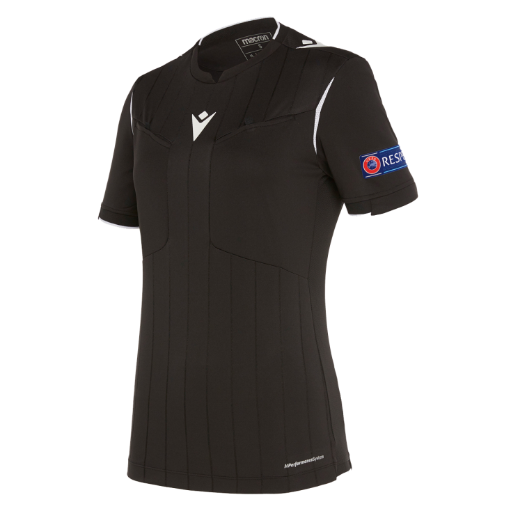 Referee shirt women UEFA black