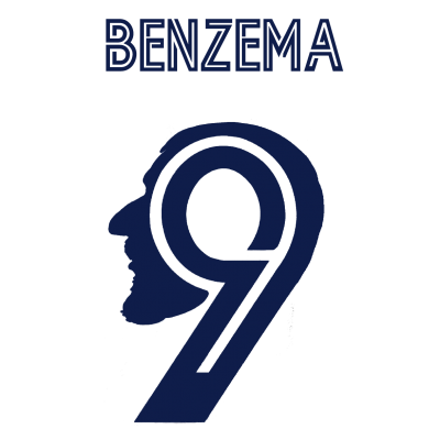 Flocage BENZEMA Real Madrid Champions League