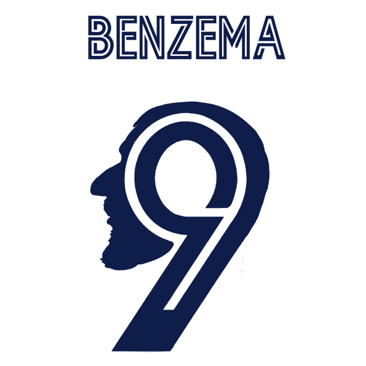 Flocage BENZEMA Real Madrid Champions League 2021