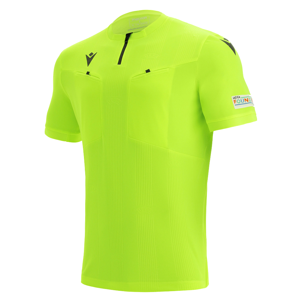 Referee shirt UEFA yellow 2022