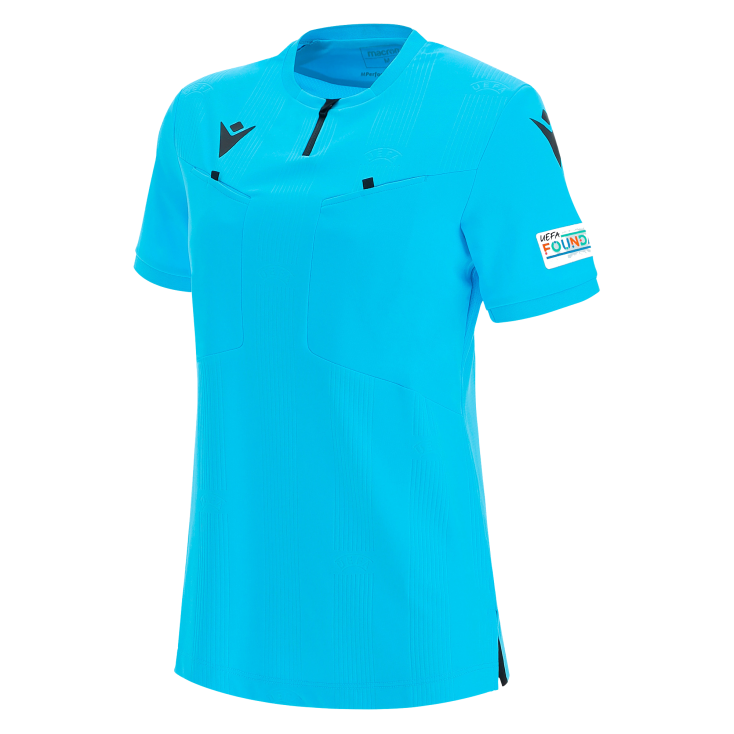 Camiseta de árbitro mujer UEFA azul 2021