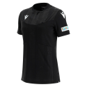 Camiseta de árbitro mujer UEFA negra 2021