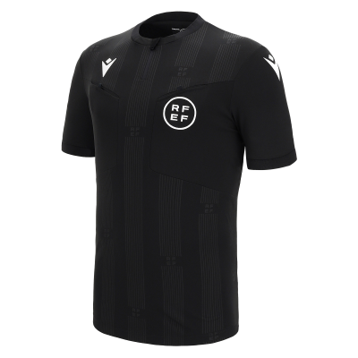 Camiseta de árbitro RFEF negra 2022-24