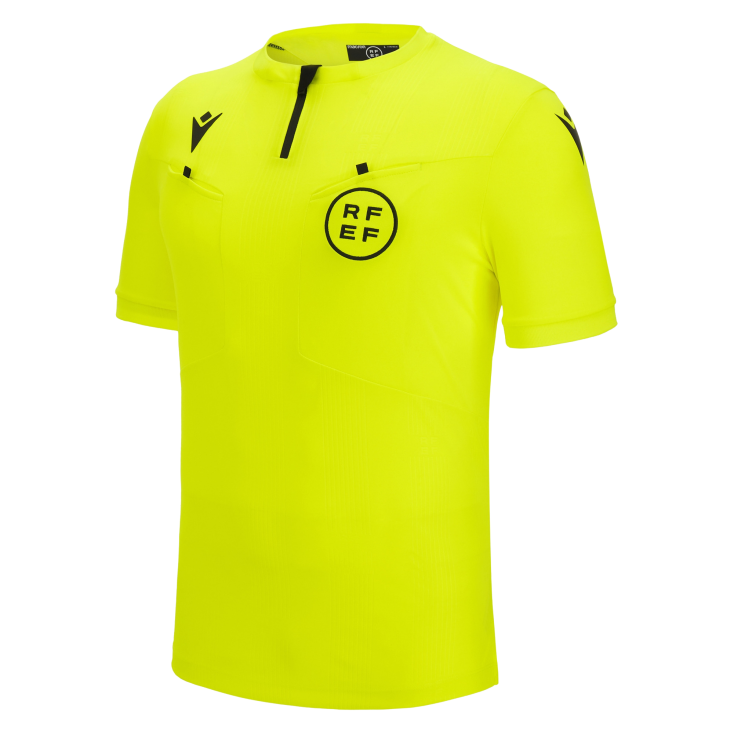 Referee shirt RFEF yellow fluo 2022-24