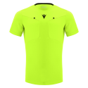 Camiseta de árbitro Frisk Macron amarilla fluo
