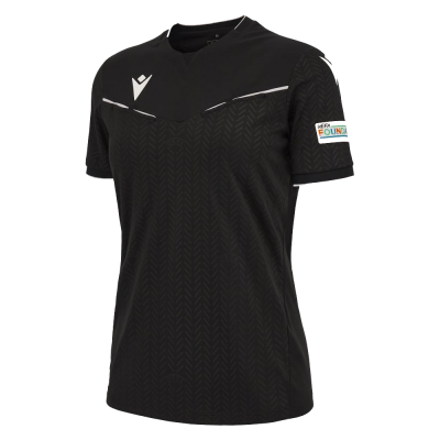 Women referee shirt UEFA black 2023-25