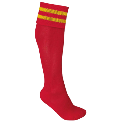 Chaussettes PRO10 rouge-jaune