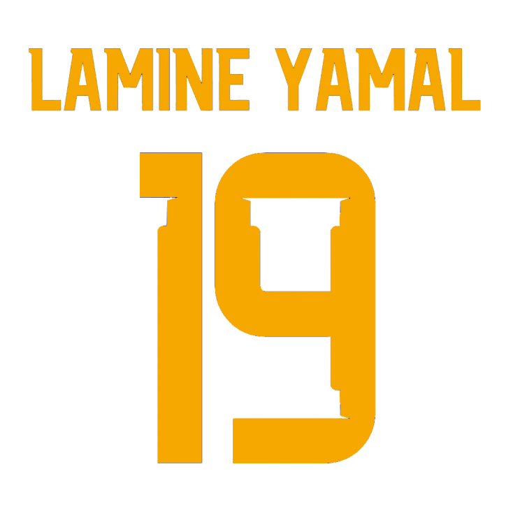 Estampado LAMINE YAMAL 19 ESPANA 2026
