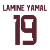 Estampado LAMINE YAMAL 19 ESPANA 2026